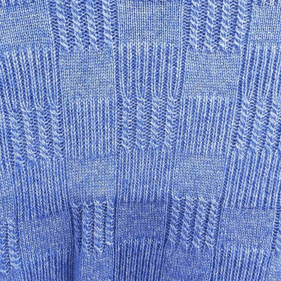 Clan Douglas Sweater Blue Cashmere Silk Large Scotland - Picture 9 of 9